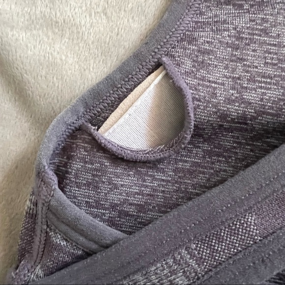 Gymshark Purple Camo Sports Bra - Picture 5 of 8